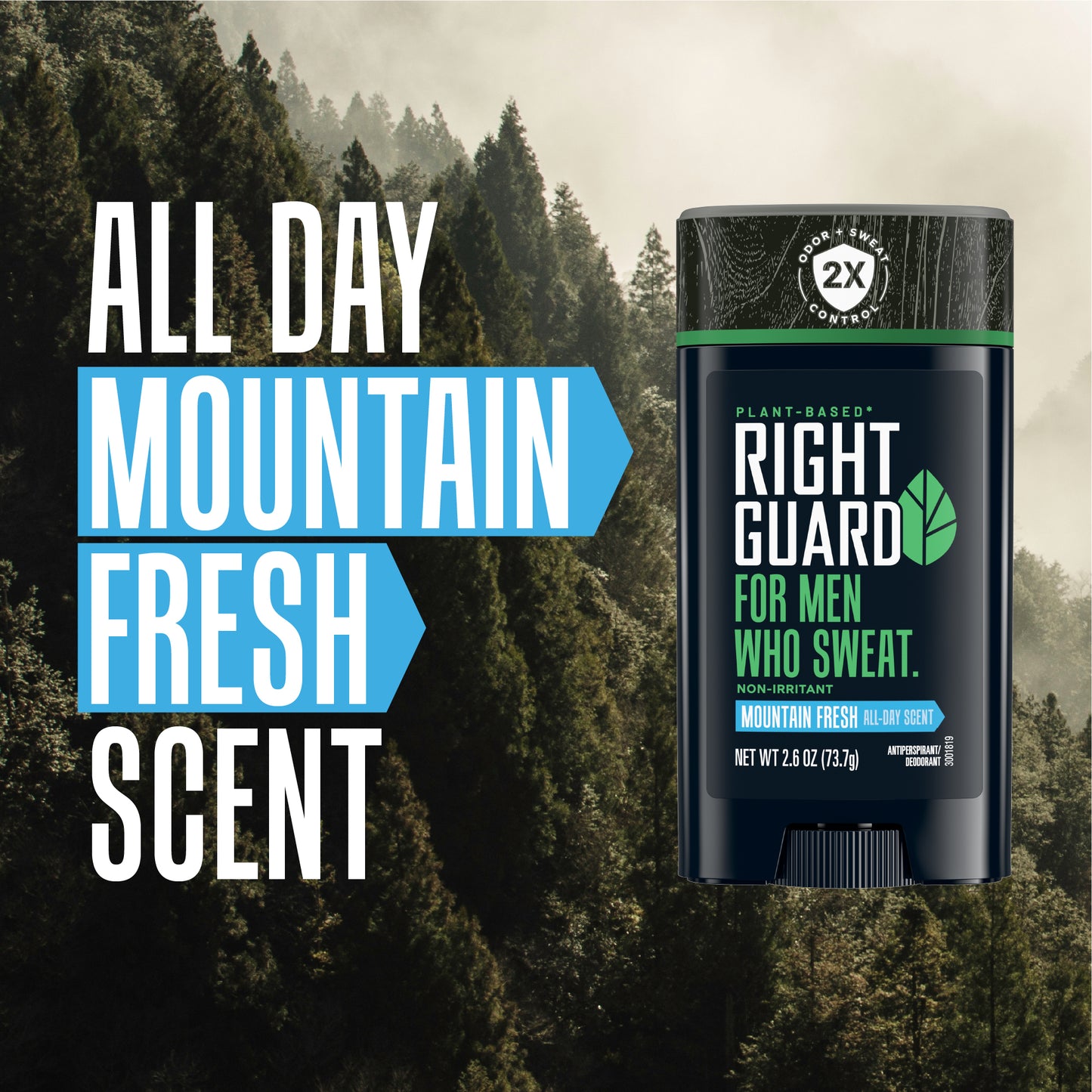 All day mountain fresh scent