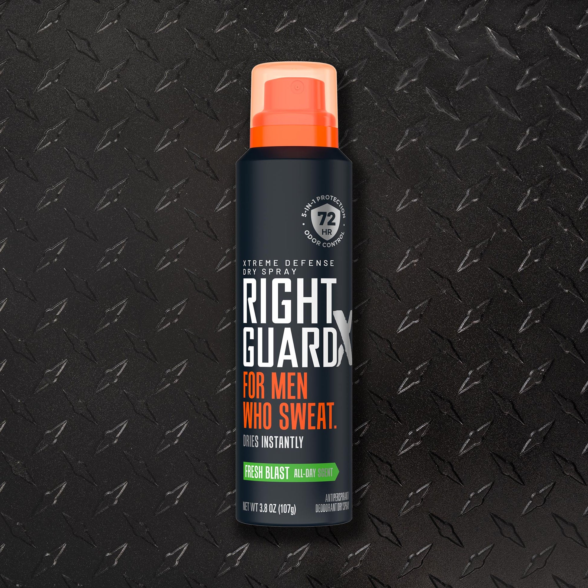 Right Guard Xtreme Defense dry spray antiperspirant and deodorant